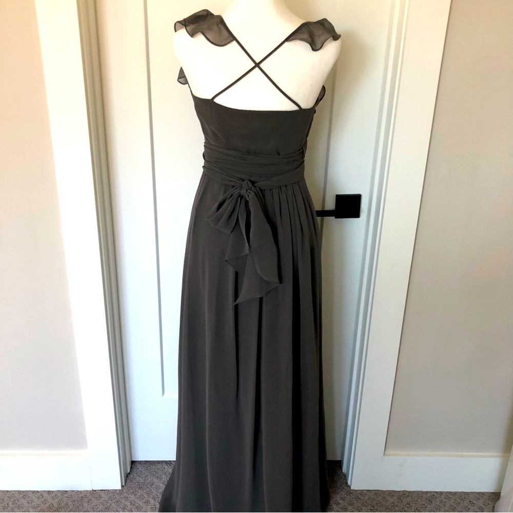 JOANNA AUGUST Lacey Ruffle Wrap Maxi Dress - Size Small